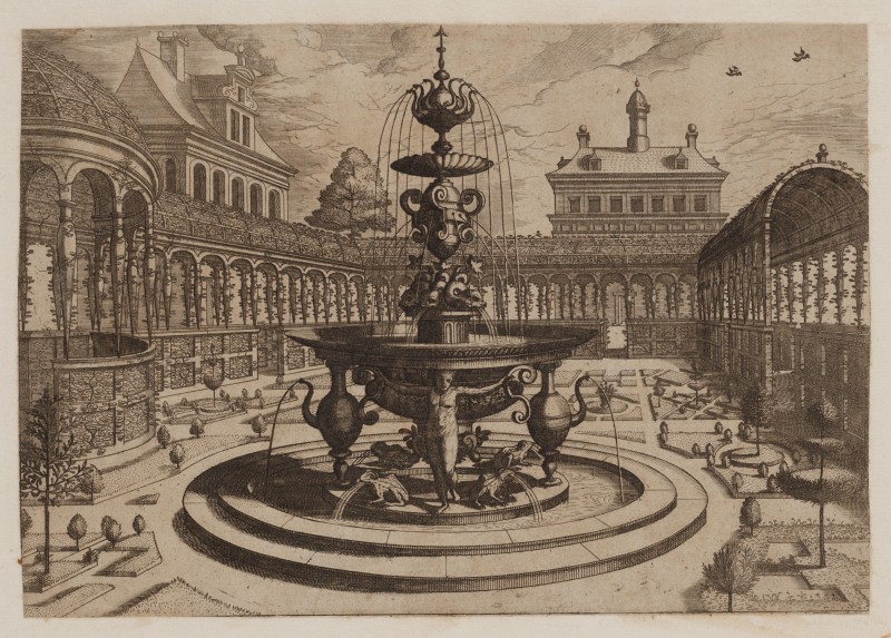 Ornamentprent. Artis Perspectivae.